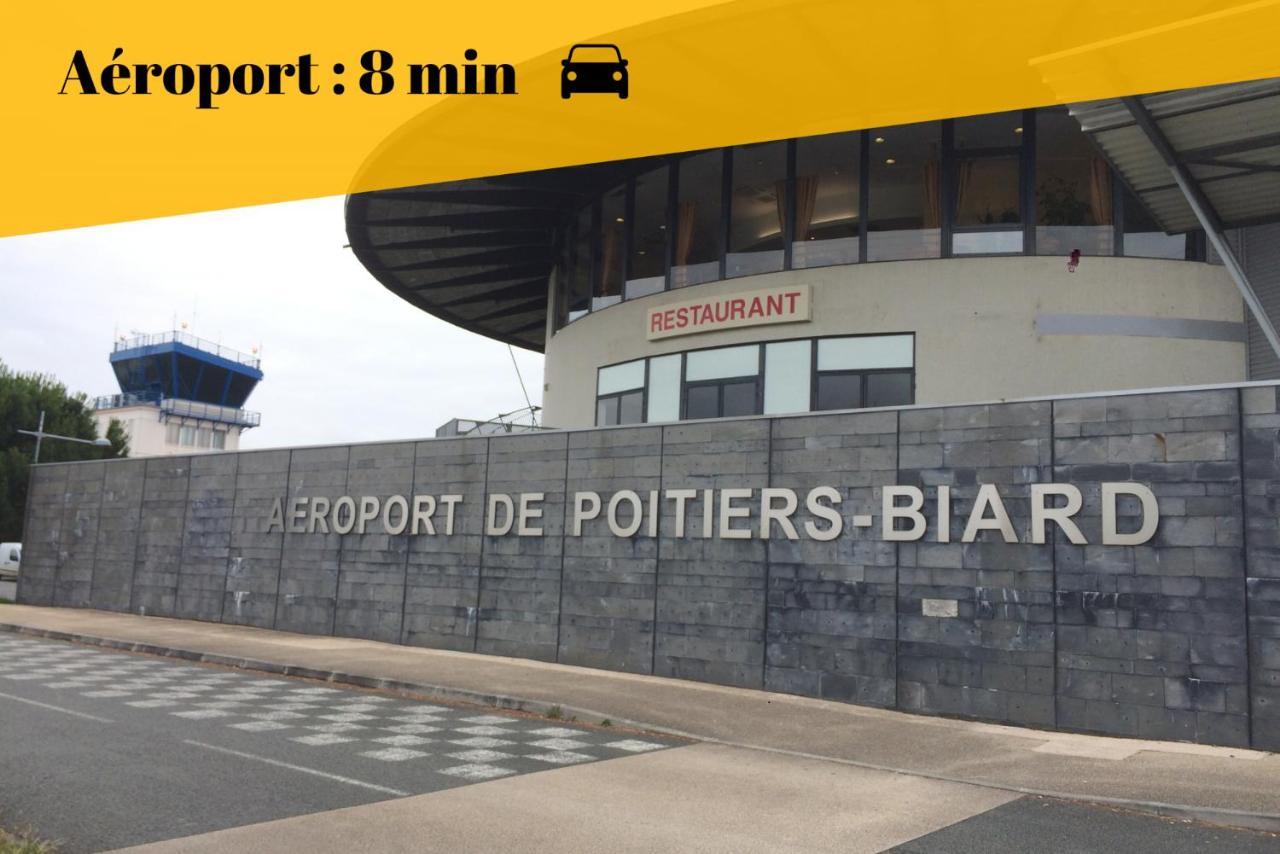Le Duplex By Goodbnb - Proche Gare - 15Min Futuroscope Poitiers Buitenkant foto